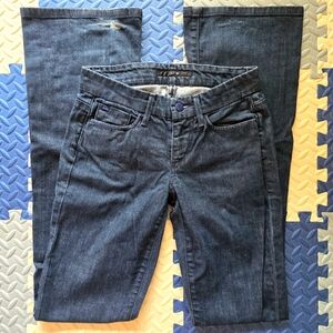 Joe's Dark Blue Denim Jeans Sz. 25 In‎ Rocker Fit-Flared